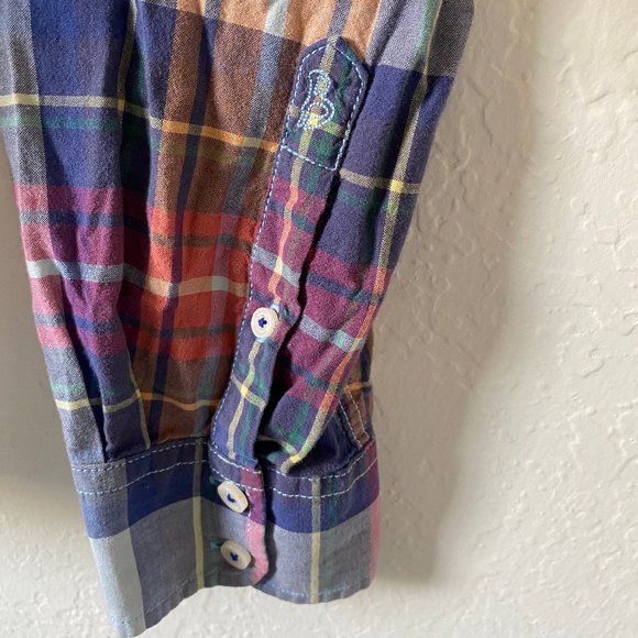 Boden Mens Shirt Plaid Button Down Size L Casual Collared Long Sleeve Cotton - Picture 7 of 13